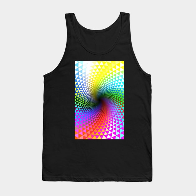 Pattern spin Tank Top by MiNuRa